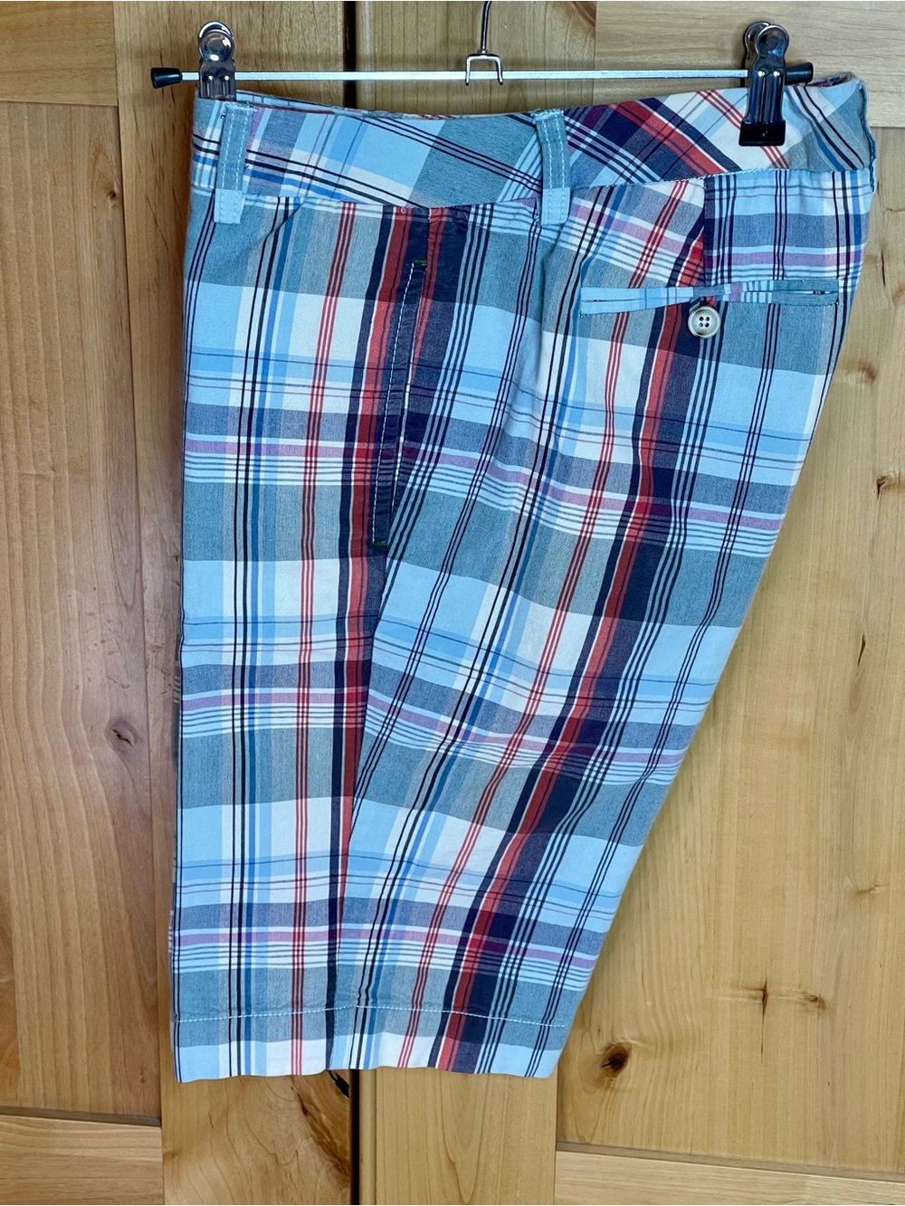 Tommy Hilfiger plaid cotton shorts
